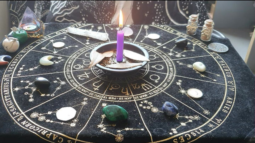 Purple Candle Magick